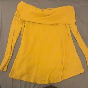 Off the shoulder shirt